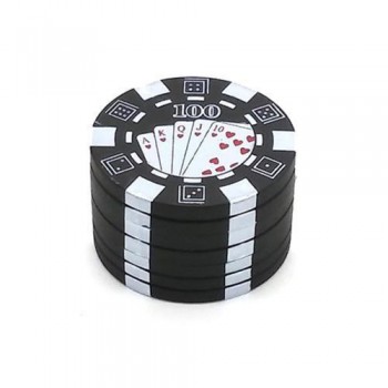 Grinder 42mm 3-teilig Poker schwarz