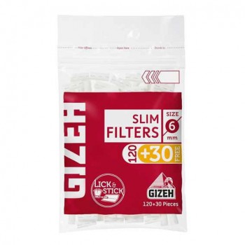 Gizeh Slim Filters 6mm (120 + 30 Stk.)