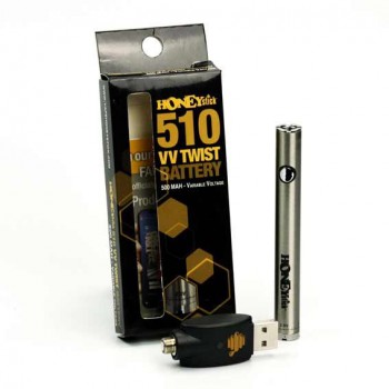 HoneyStick 'VV Twist' Vape Pen Akku für 510er Cartridge/Tank