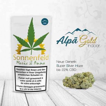 CBD Blüten SONNENFELD 2020 Alpä Gold 4.0g